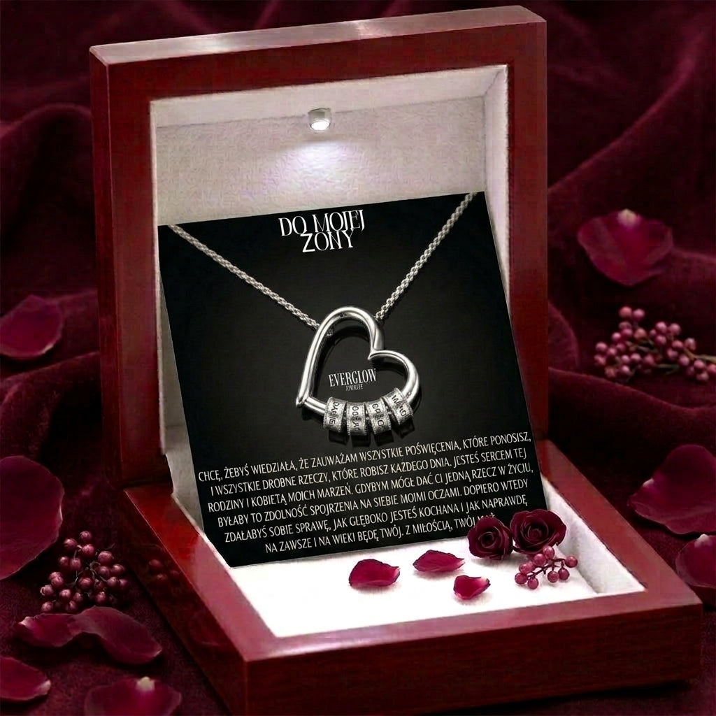 Heart-shaped Love Lettering Necklace