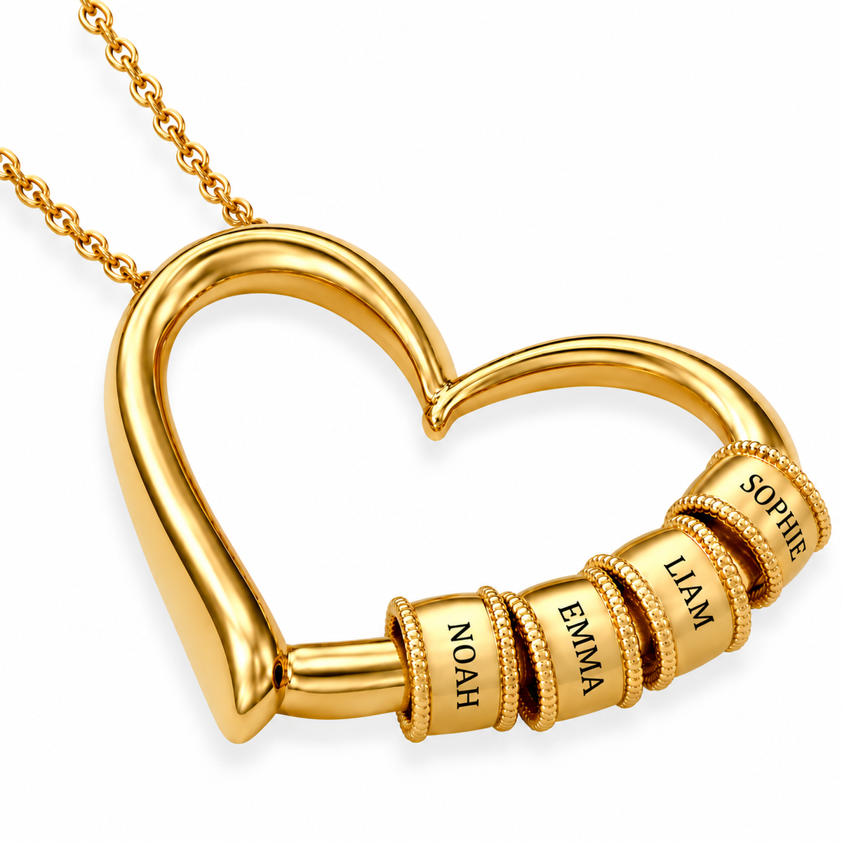 Heart of the Family necklace lang-fr