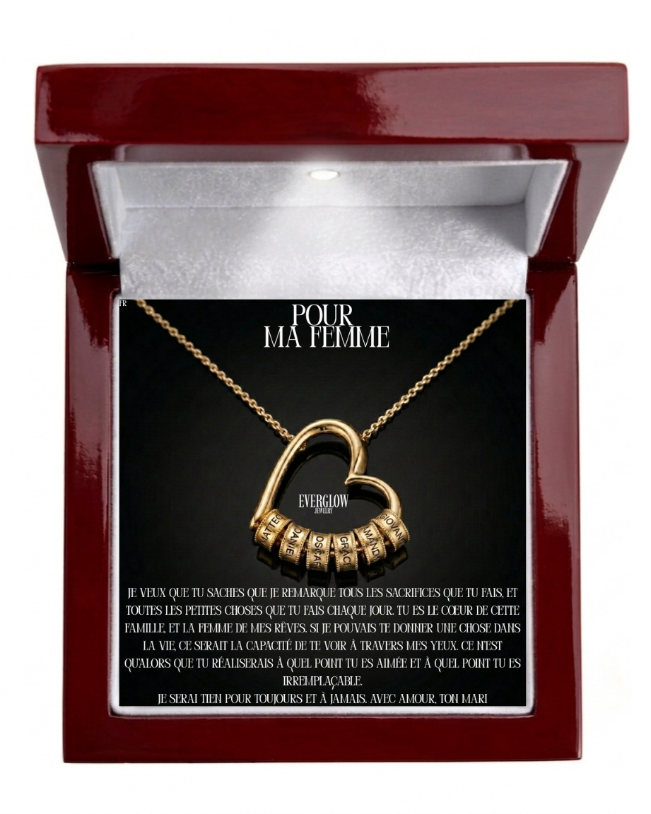 Collier « Le cœur de la famille »