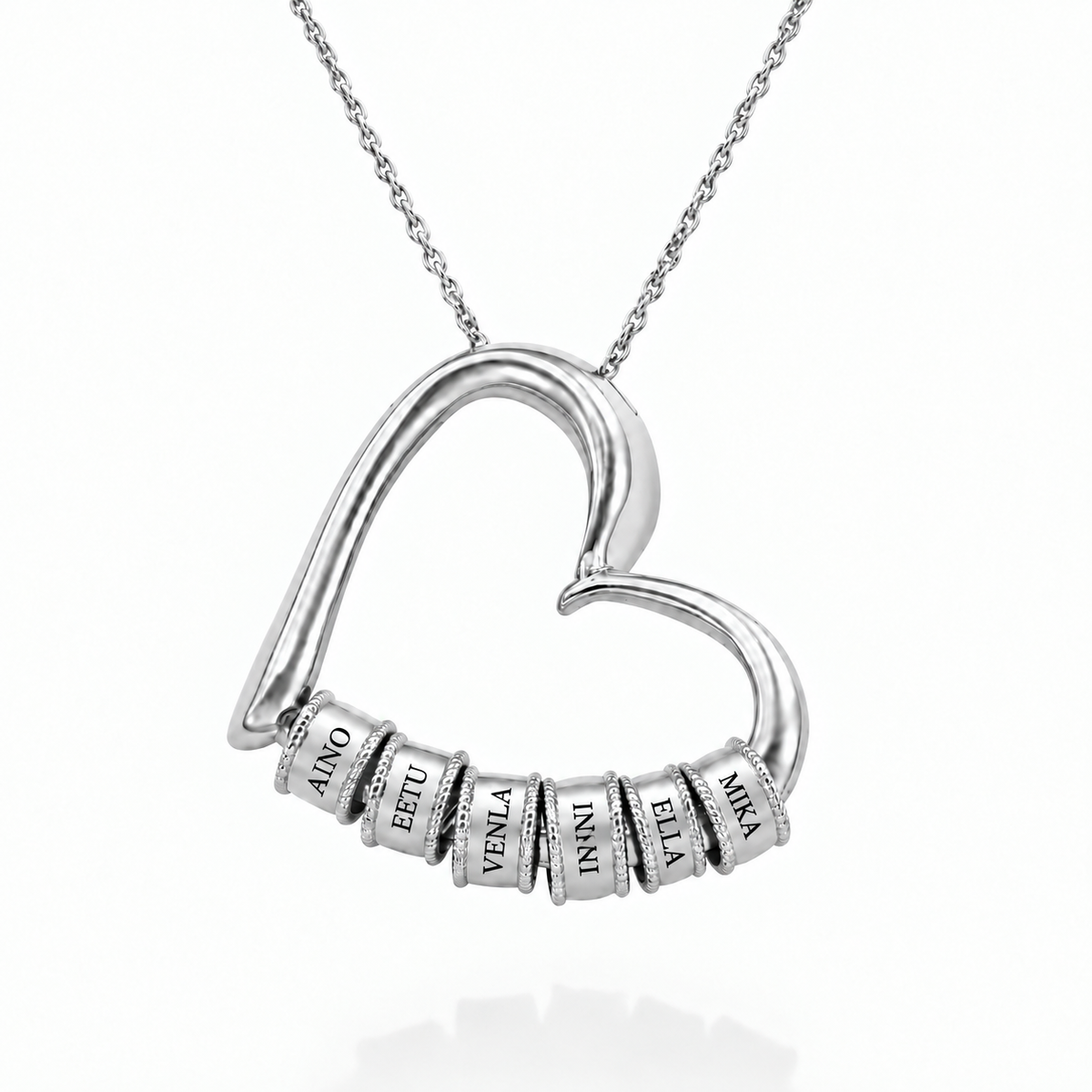 Heart of the Family necklace lang-fi