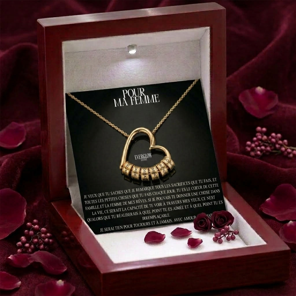 Heart-shaped Love Lettering Necklace