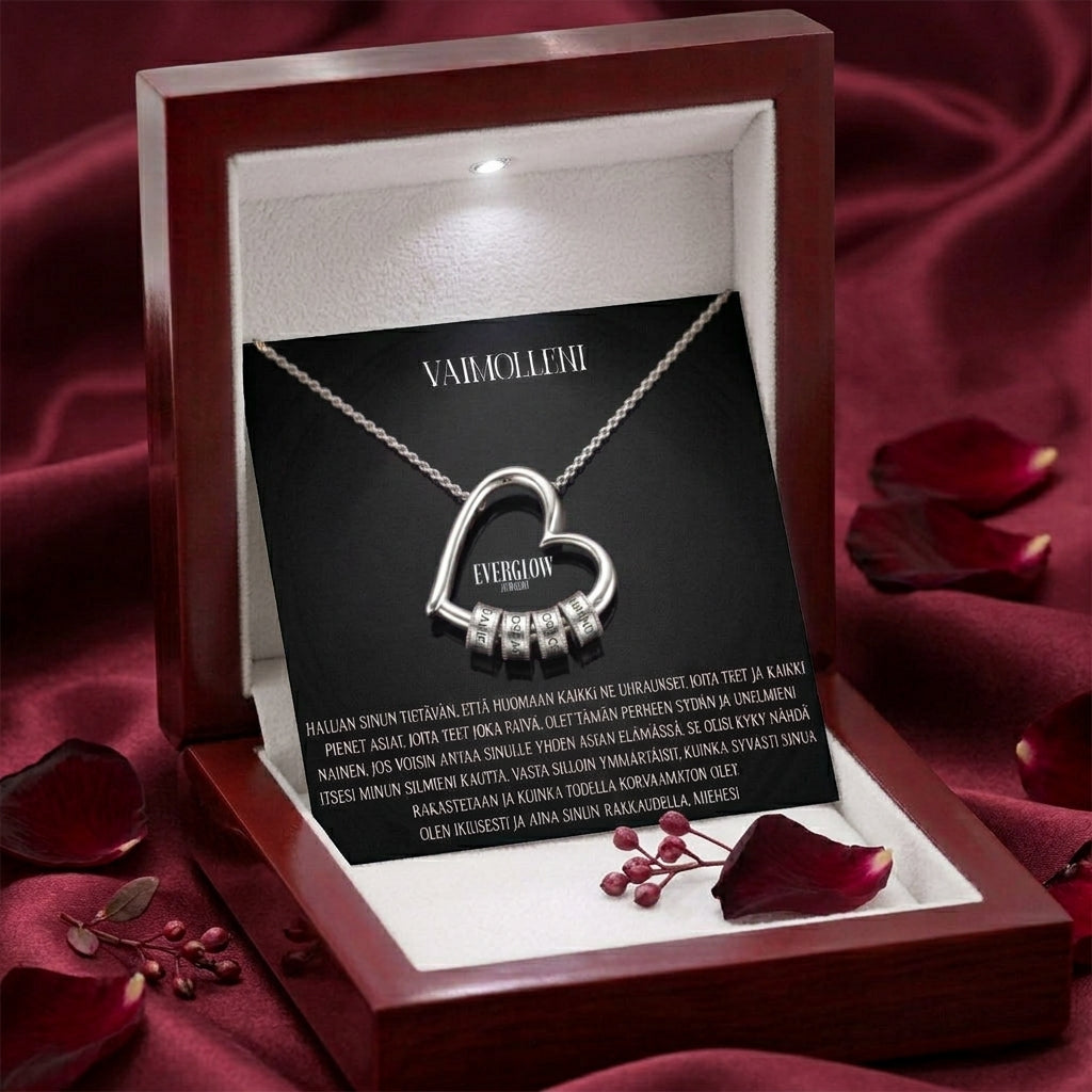 Heart-shaped Love Lettering Necklace