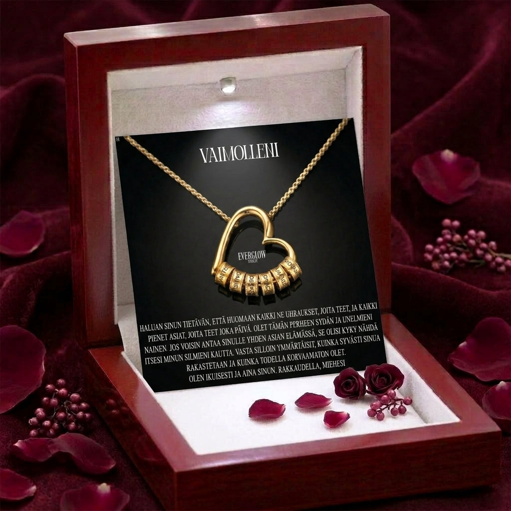 Heart-shaped Love Lettering Necklace