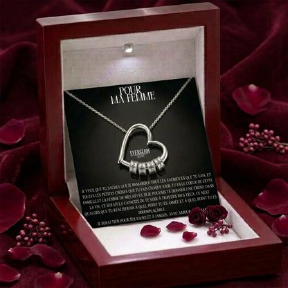 Heart-shaped Love Lettering Necklace
