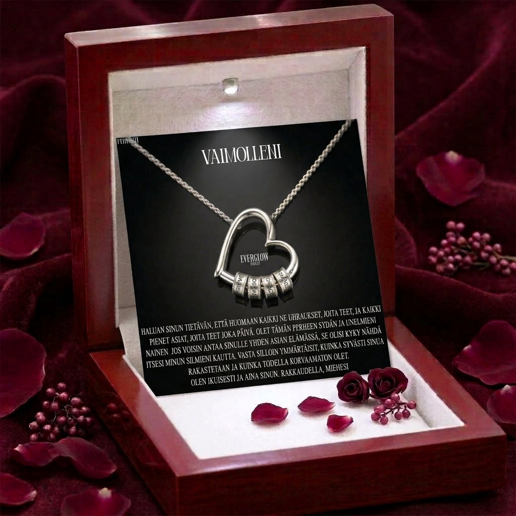 Heart-shaped Love Lettering Necklace