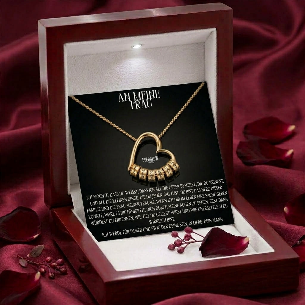 Heart-shaped Love Lettering Necklace