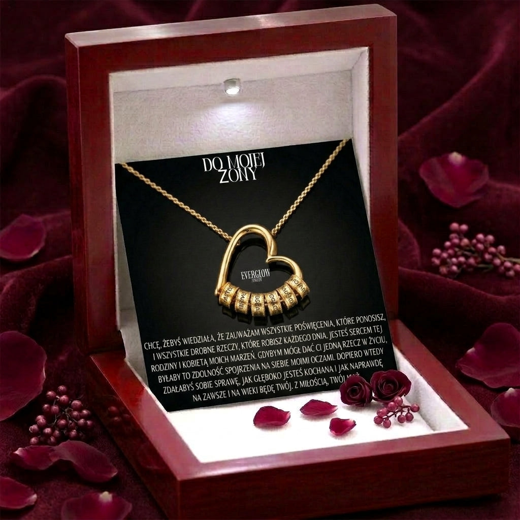 Heart-shaped Love Lettering Necklace