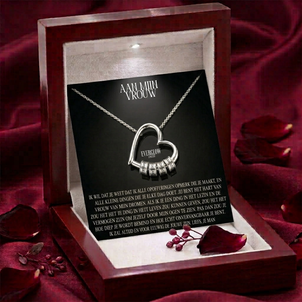 Heart-shaped Love Lettering Necklace