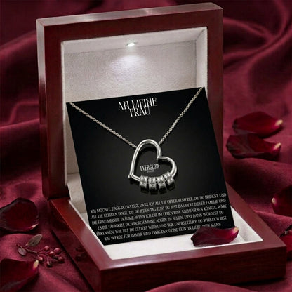 Heart-shaped Love Lettering Necklace