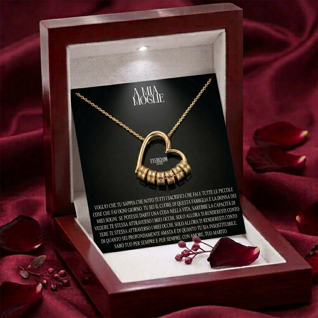 Heart-shaped Love Lettering Necklace