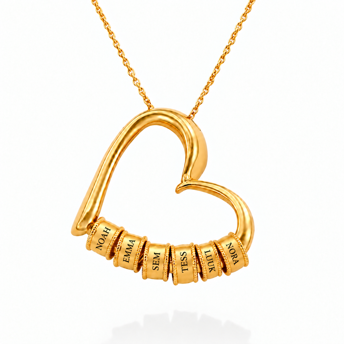 Heart of the Family necklace lang-nl