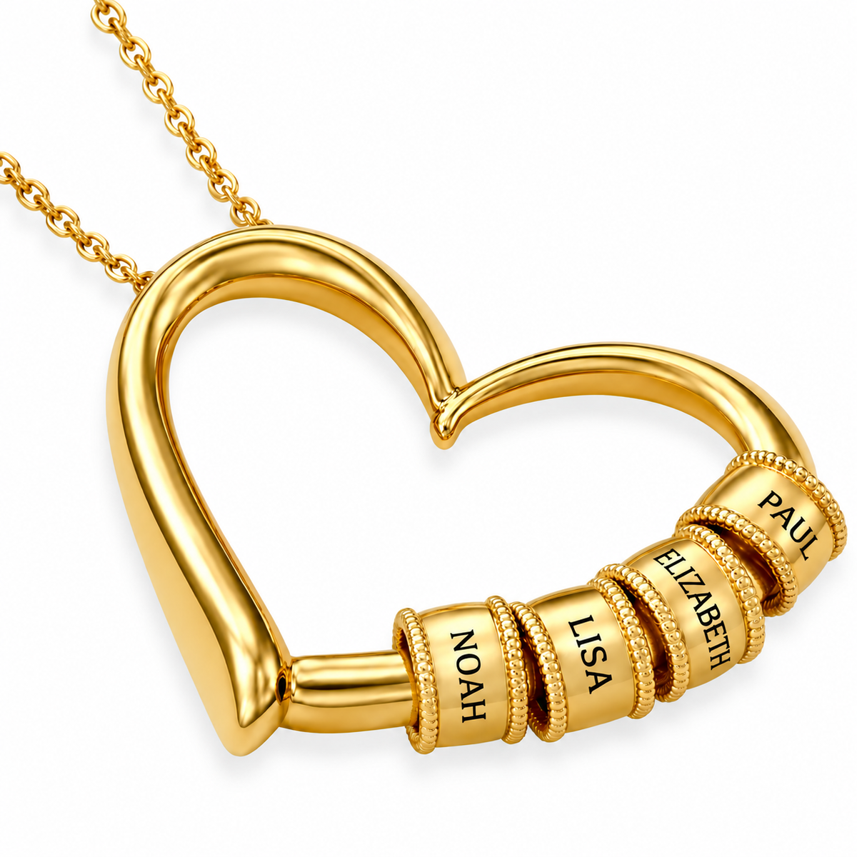 Heart of the Family necklace lang-nl