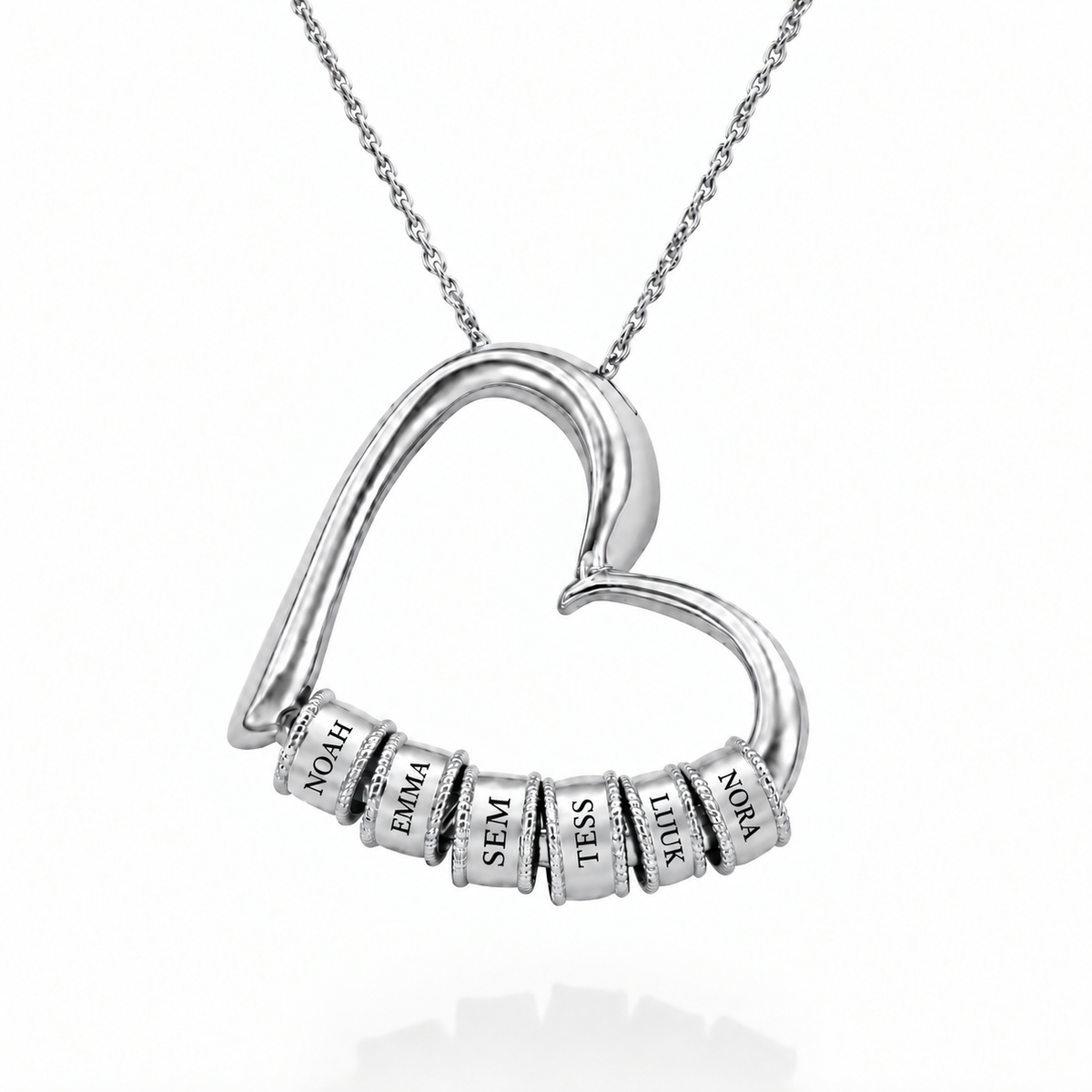 Heart of the Family necklace lang-nl