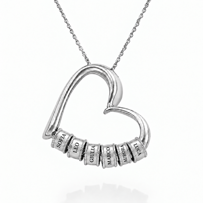 Heart of the Family necklace lang-it