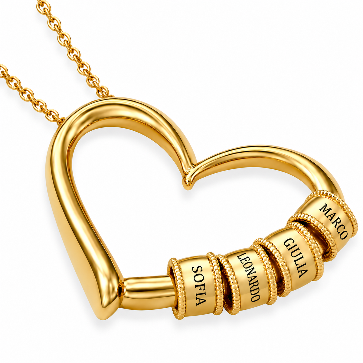 Heart of the Family necklace lang-it