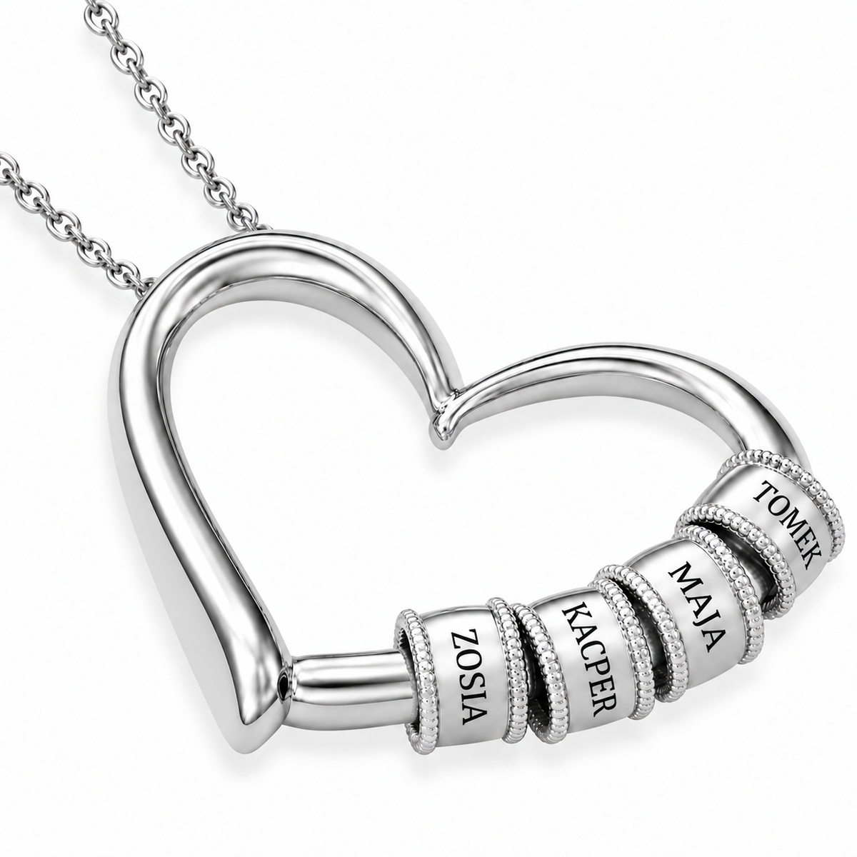 Heart of the Family necklace lang-pl