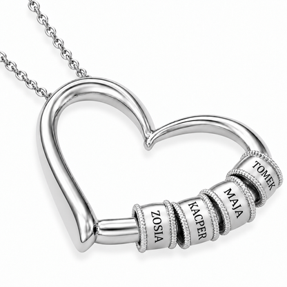 Heart of the Family necklace lang-pl
