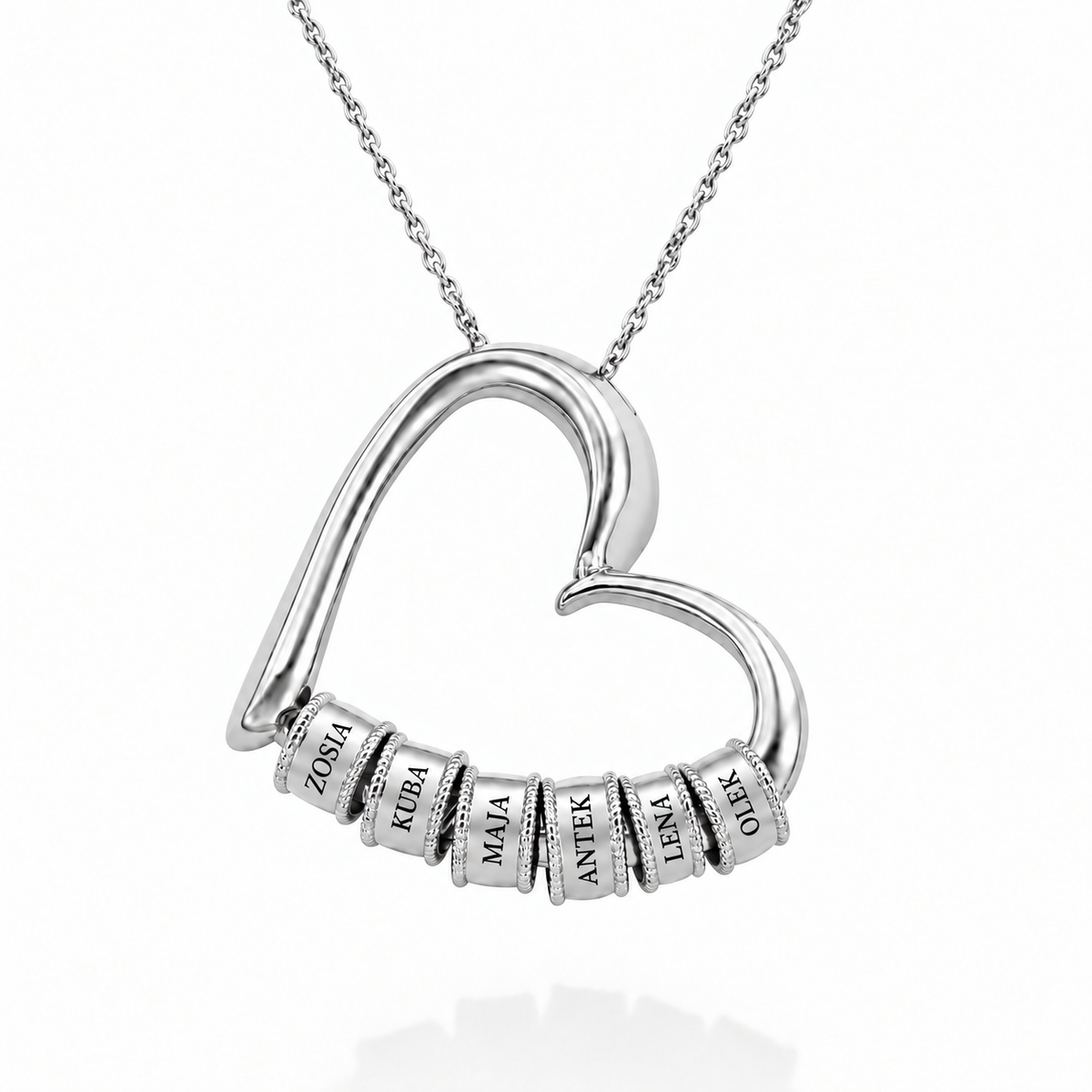 Heart of the Family necklace lang-pl