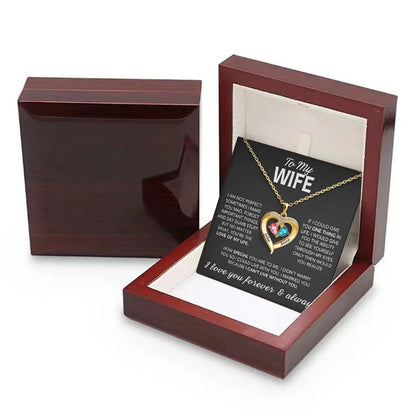 Always Yours – Birthstone Heart Necklace