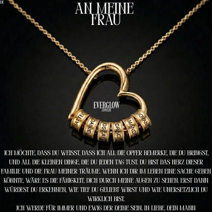 Heart of the Family necklace lang-de