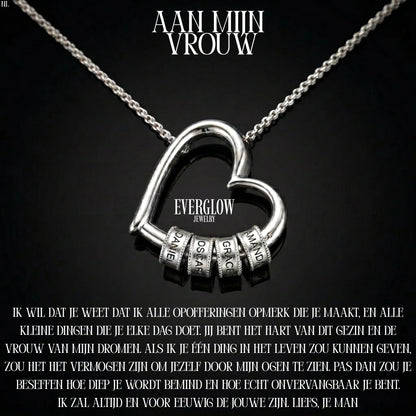 Heart of the Family necklace lang-nl