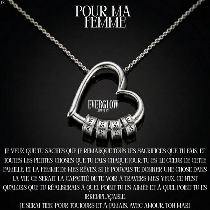 Collier « Le cœur de la famille »