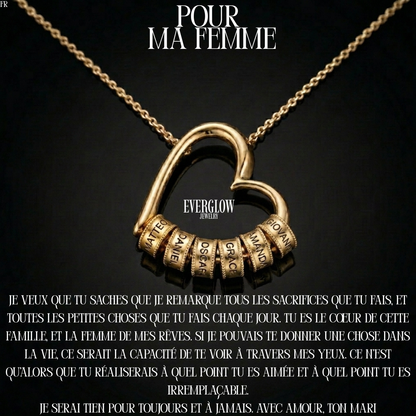 Collier « Le cœur de la famille »