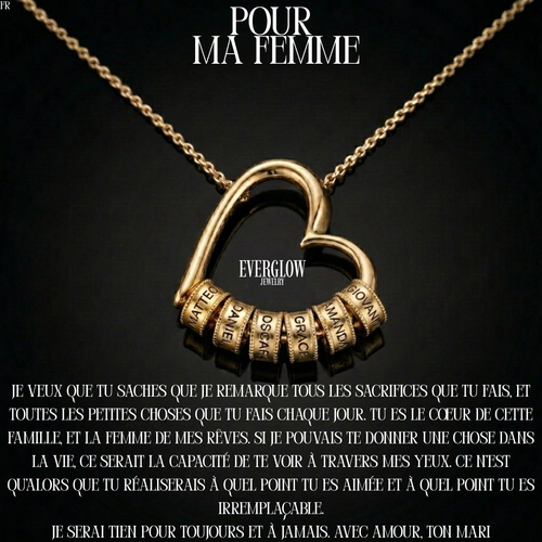 Collier « Le cœur de la famille »