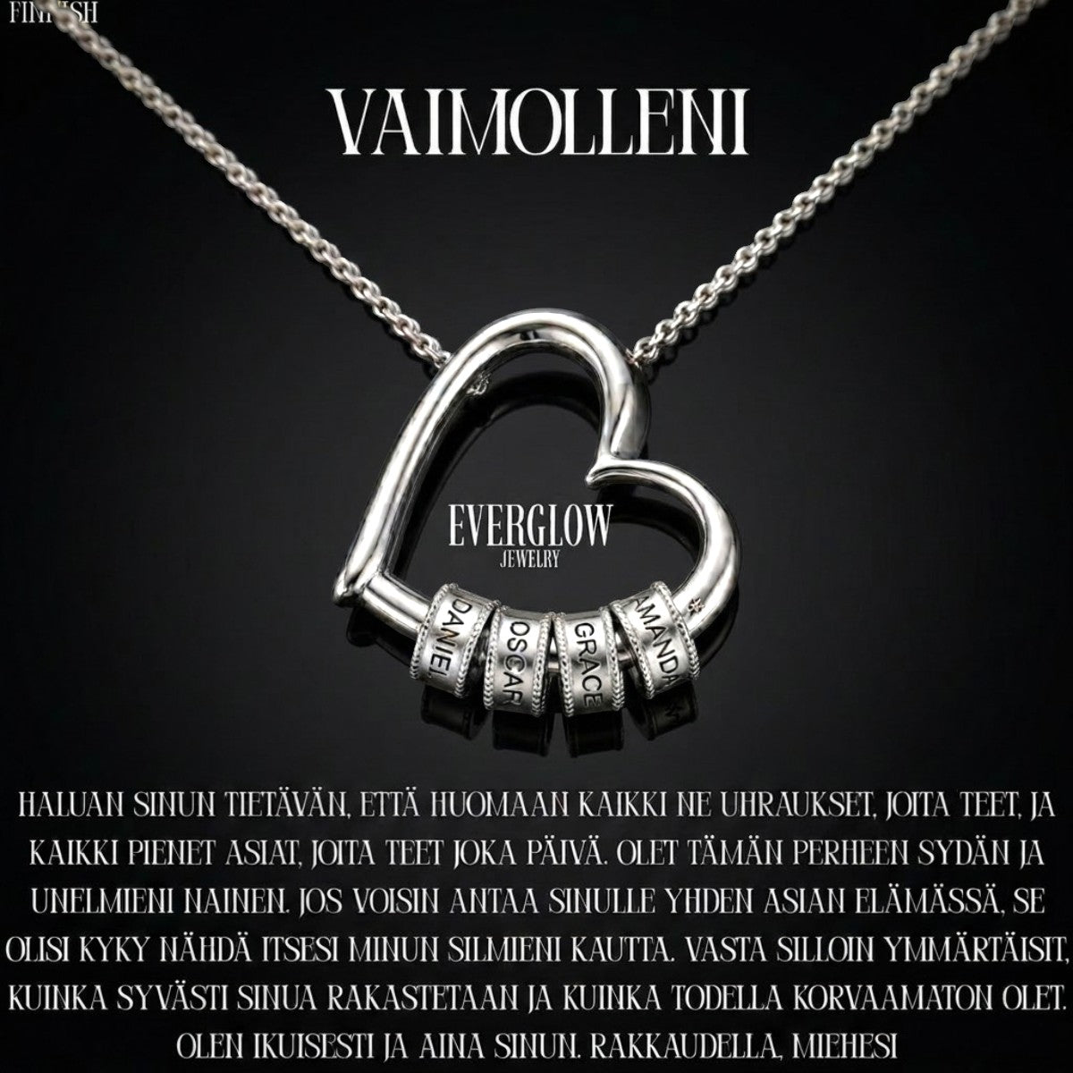 "Perheen sydän" -kaulakoru
