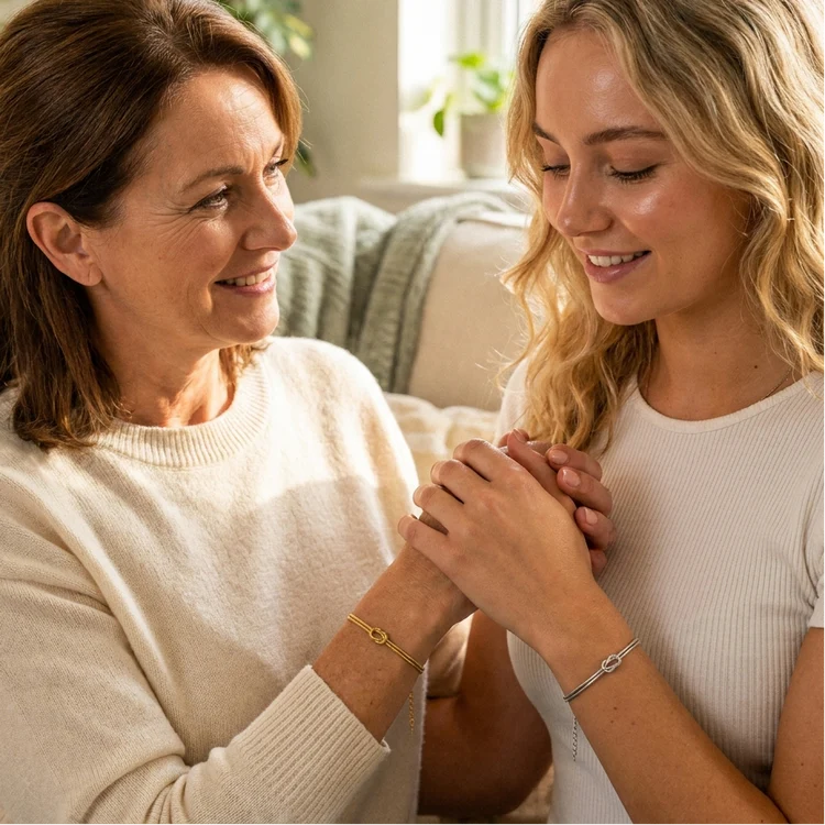 Forever Knot Bracelet – Meaningful Gift for Couples, Best Friends & Family